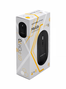 Орбита OT-PCM70 Черная мышь беспроводная (USB/Bluetooth,аккум)